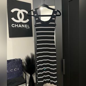 Black and white dress